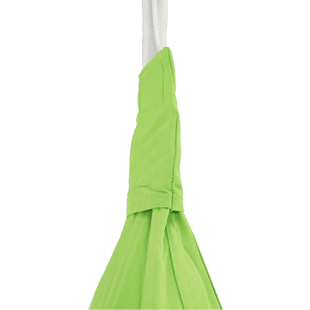 Závěsné houpací křeslo, zelená, KLORIN NEW KLASIK CACOON HAMMOCK