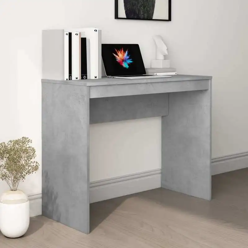 Pracovní, PC stůl, dřevo, beton, VERNER NEW
