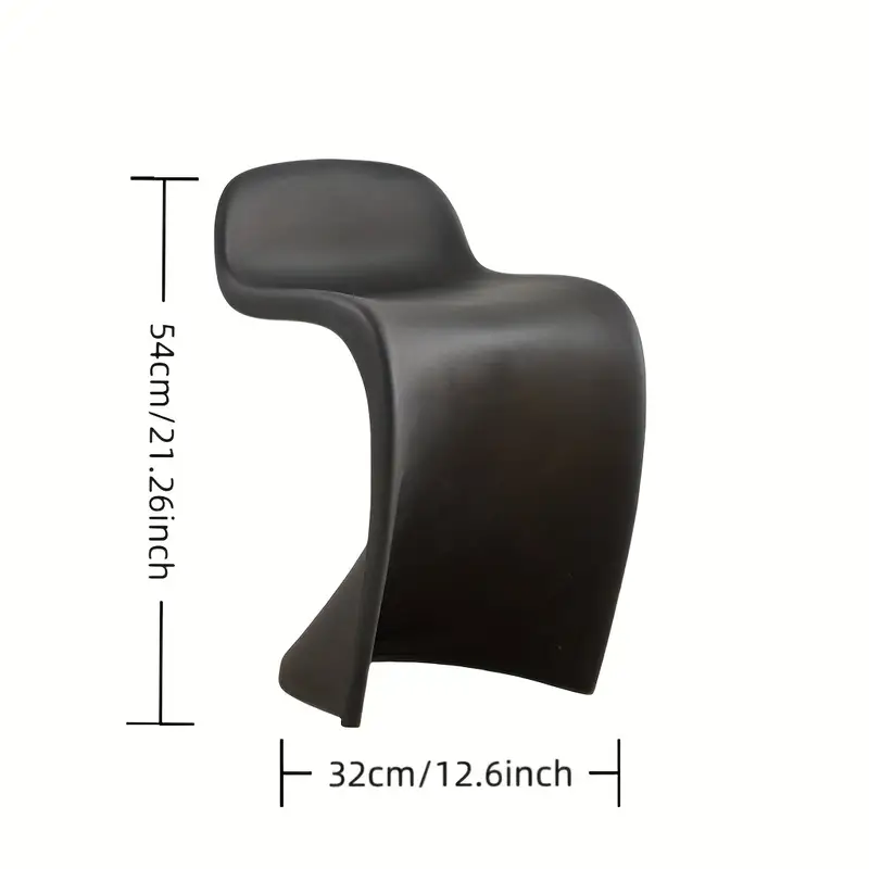 Křeslo ergonomické, designové, relaxační, plast šedý, ELEGANT