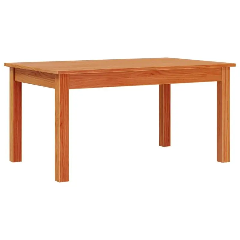 Konferenční stolek, masivní borovice, hnědá, ODIS