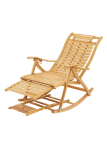 Křeslo houpací, relaxační, bambus přírodní, CASTRO